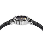 Chronograph Watch - Versace Greca Glam Ladies Black Watch VE2Q00122