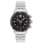 Chronograph Watch - Versace Hellenyium Men's Black Watch VE2U00322