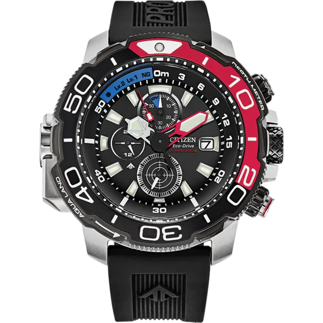 Citizen Men's Watch Eco-Drive Marine Promaster Black