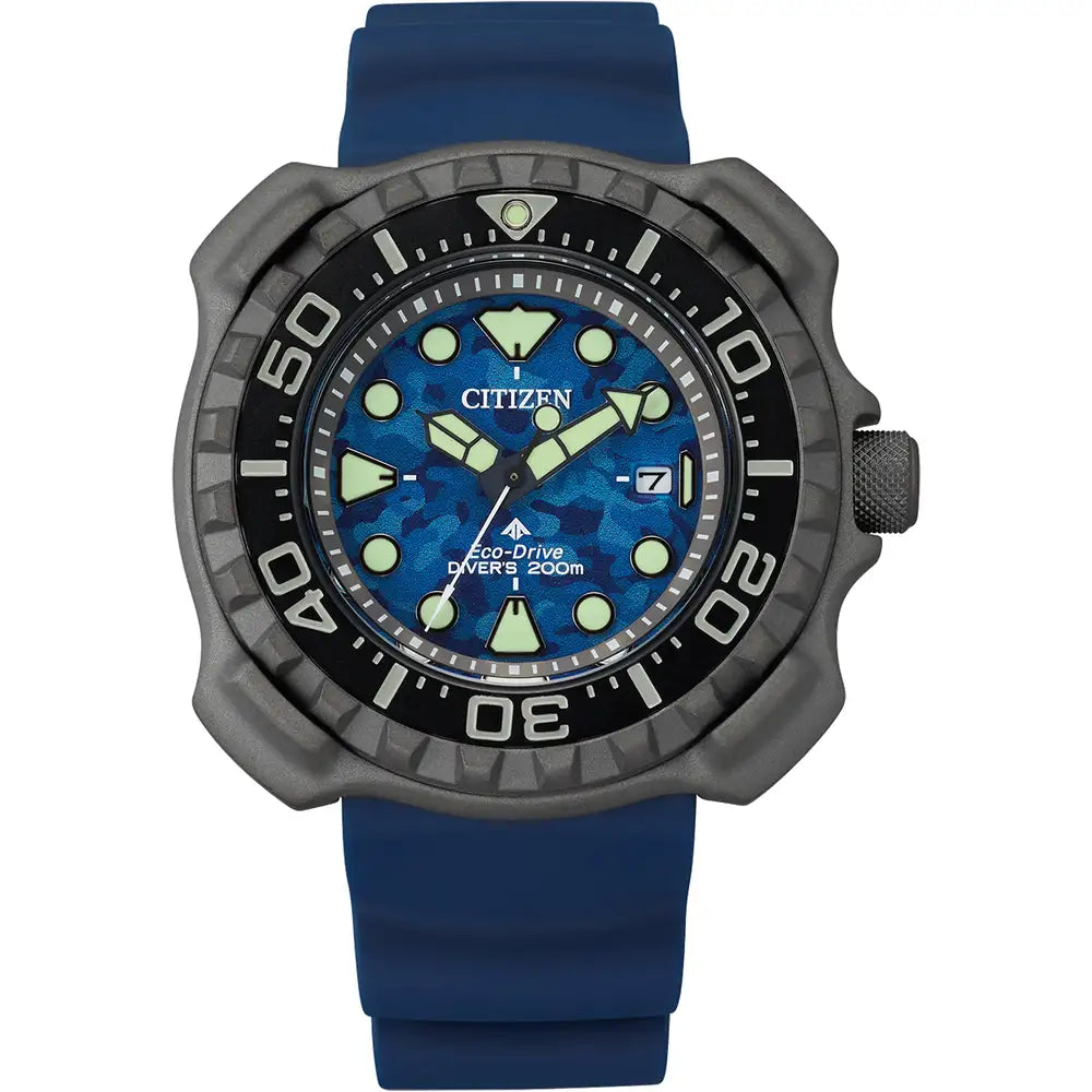 Citizen Men's Watch Titanium Eco-Drive Diver Marine Promaster Blue