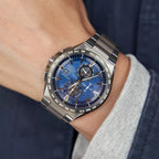 Citizen Men's Watch Chronograph Radio Controlled Eco-Drive Titanium Blue