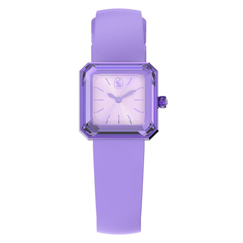 Swarovski Watch Lucent with Silicone Strap Violet