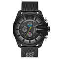 Diesel Men's Chronograph Watch Mega Chief Black Mesh DZ4514 - Watches & Crystals