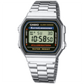 Digital Watch - Casio Classic Vintage Retro Unisex Silver Watch A168WA-1YES