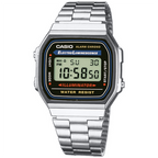 Digital Watch - Casio Classic Vintage Retro Unisex Silver Watch A168WA-1YES
