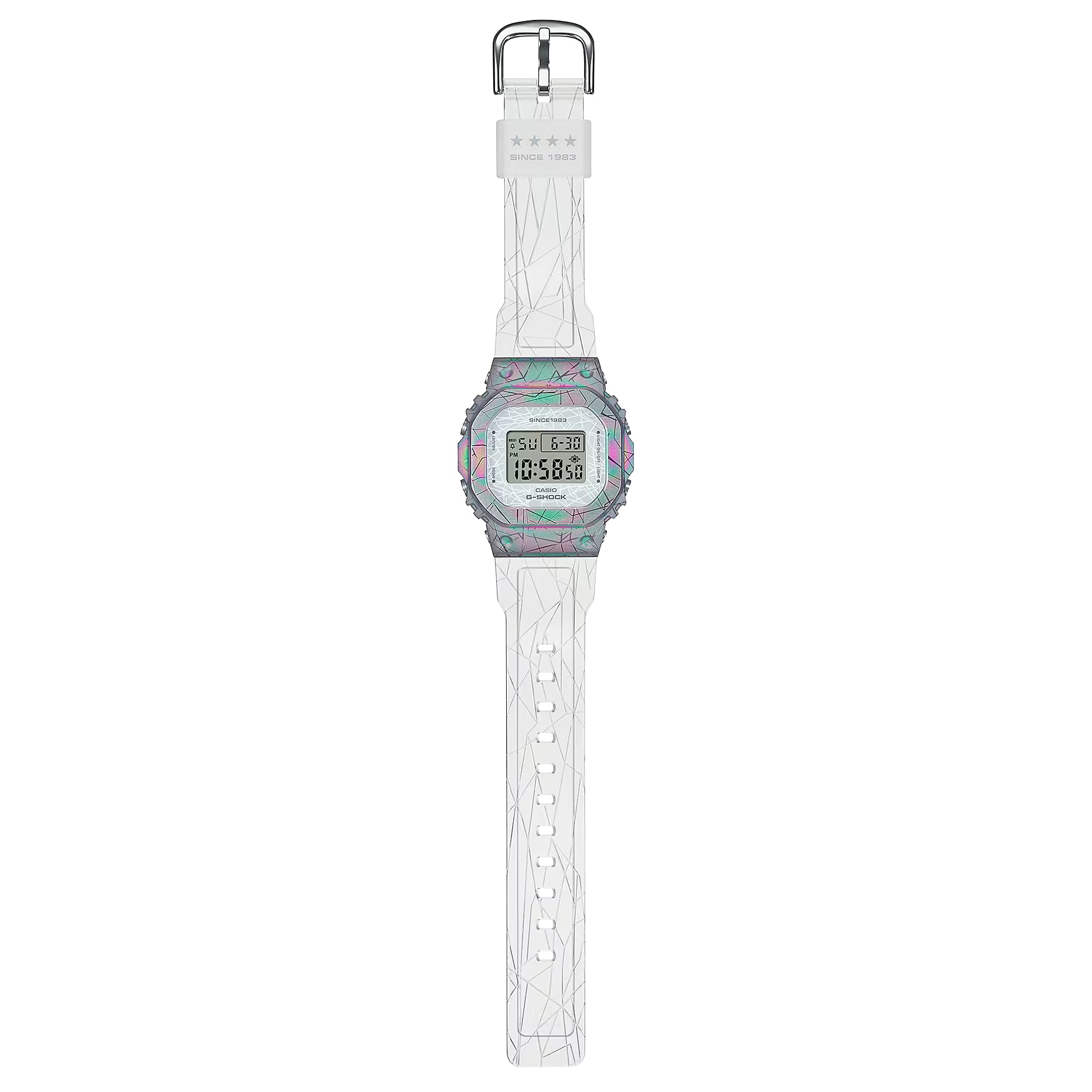 Digital Watch - Casio G-Shock 40th Anniversary Adventurer's Stone Ladies White Watch GM-S5640GEM-7ER