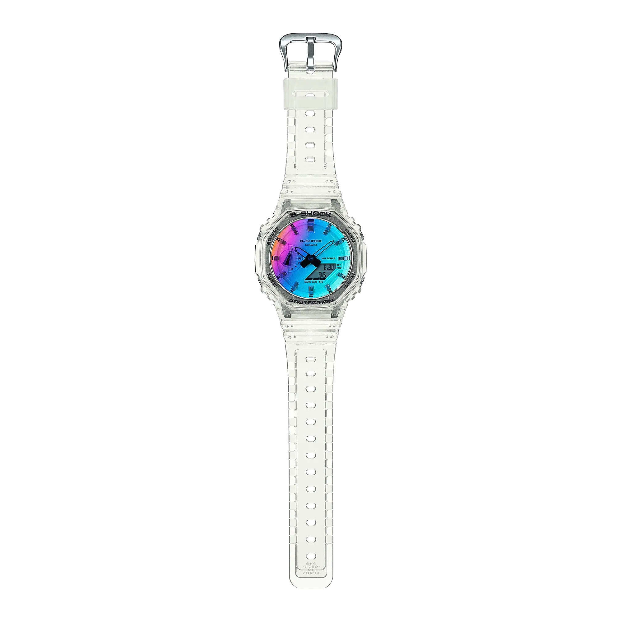 Digital Watch - Casio G-Shock Men's Iridescent Watch GA-2100SRS-7AER