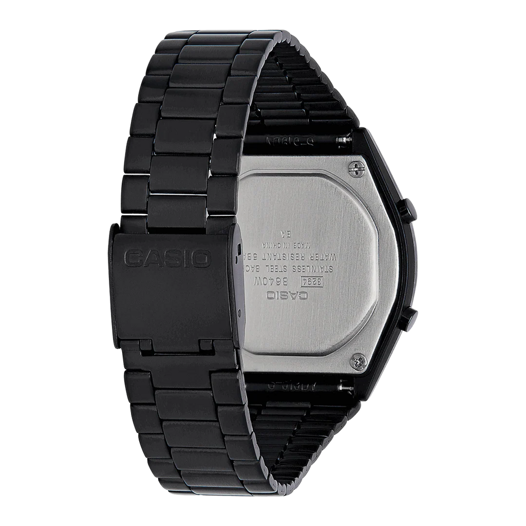 Digital Watch - Casio Stylish Vintage Unisex Black Watch B640WB-1BEF