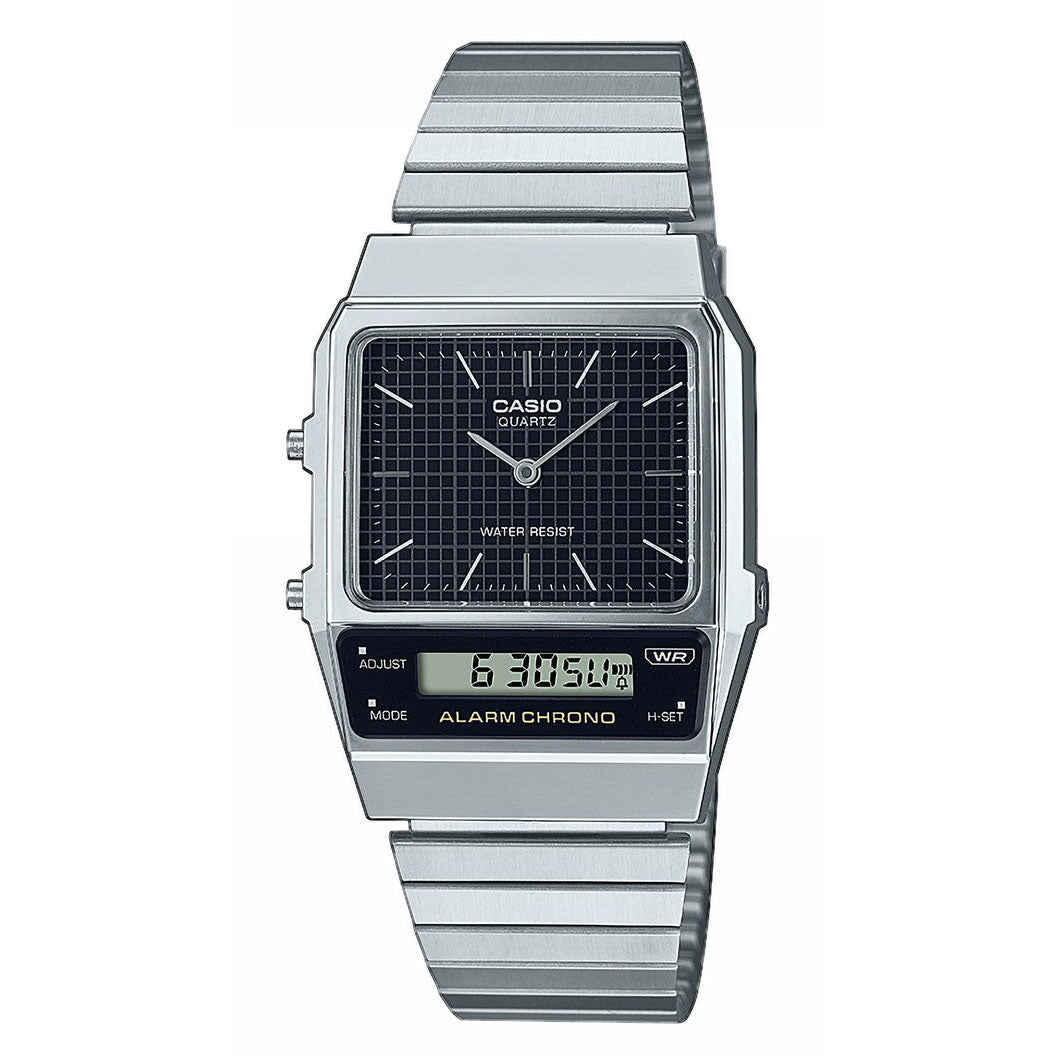 Digital Watch - Casio Vintage Men's Black Watch AQ-800E-1AEF