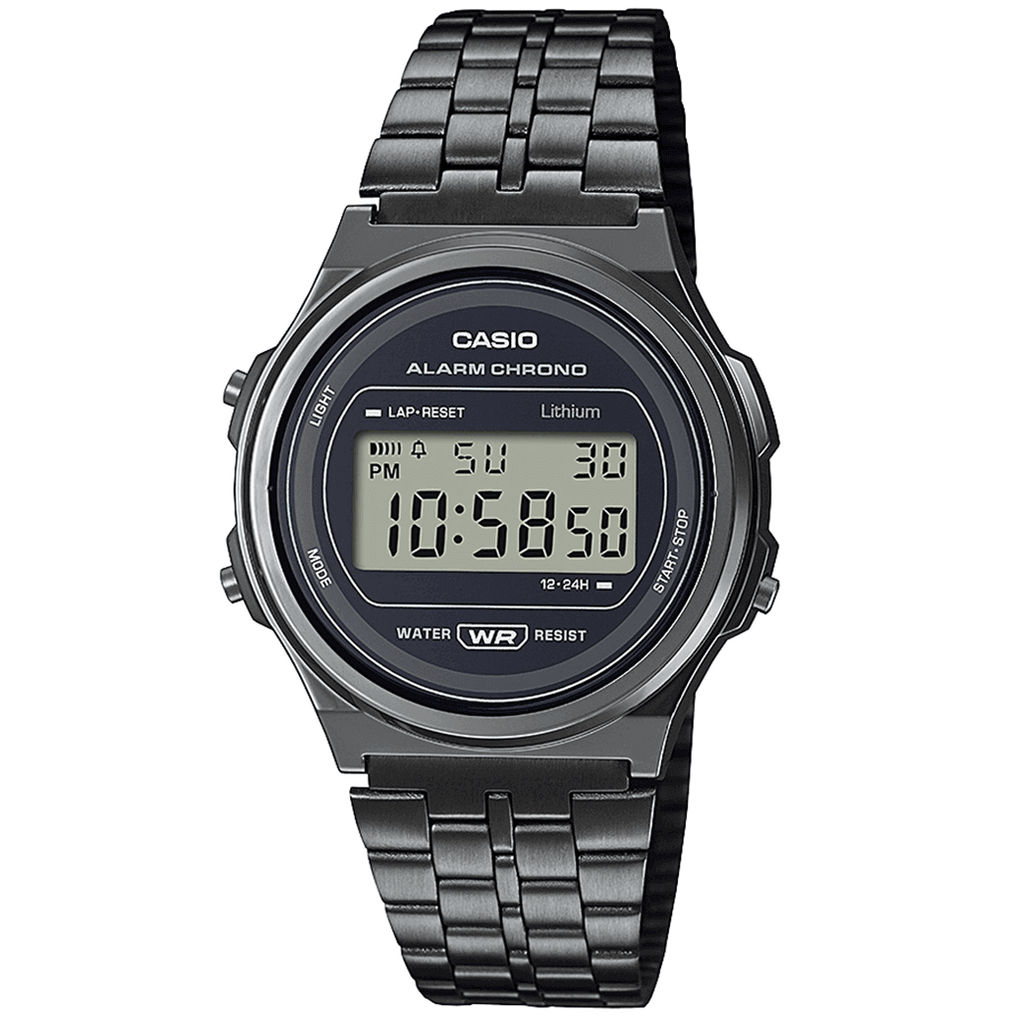 Digital Watch - Casio Vintage Unisex Black Watch A171WEGG-1AEF