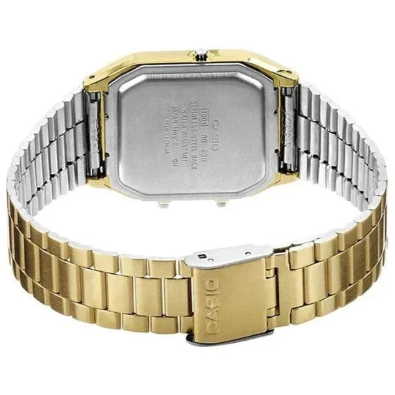 Digital Watch - Casio Vintage Unisex Gold Watch AQ-230GA-9DMQYES