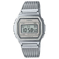 Digital Watch - Casio Vintage Unisex Silver Watch A1000MA-7EF