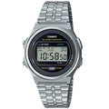 Digital Watch - Casio Vintage Unisex Silver Watch A171WE-1AEF