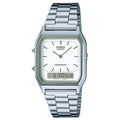 Digital Watch - Casio Vintage Unisex Silver Watch AQ-230A-7DMQYES