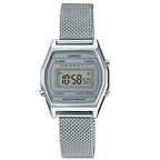 Digital Watch - Casio Vintage Unisex Silver Watch LA690WEM-7EF