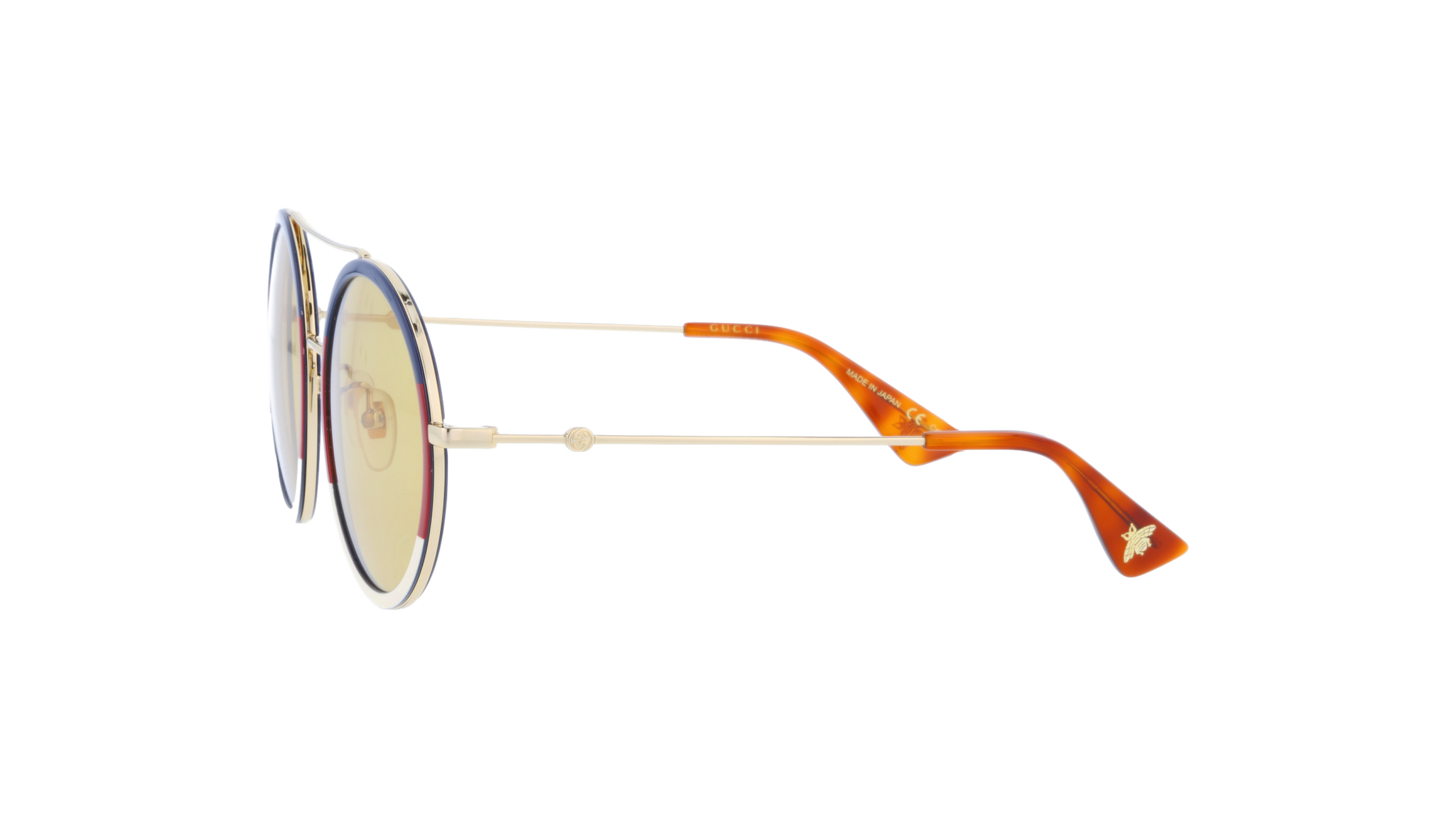 Gucci Unisex Round Sunglasses Multicolour