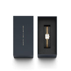 Daniel Wellington Quadro Mini Lumine Bezel Gold Watch