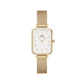 Daniel Wellington Quadro Pressed Evergold Ladies White Watch