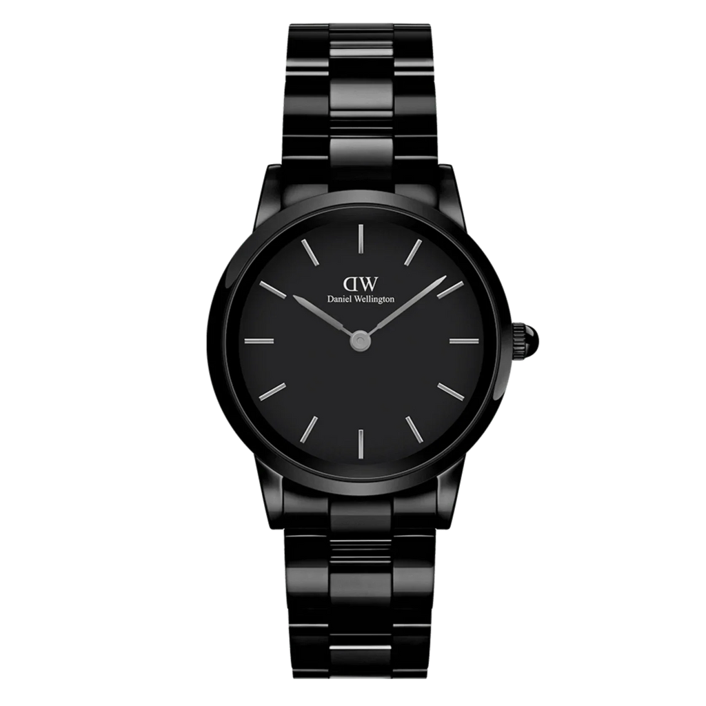 Daniel Wellington ladies Black Iconic Link Ceramic Watch