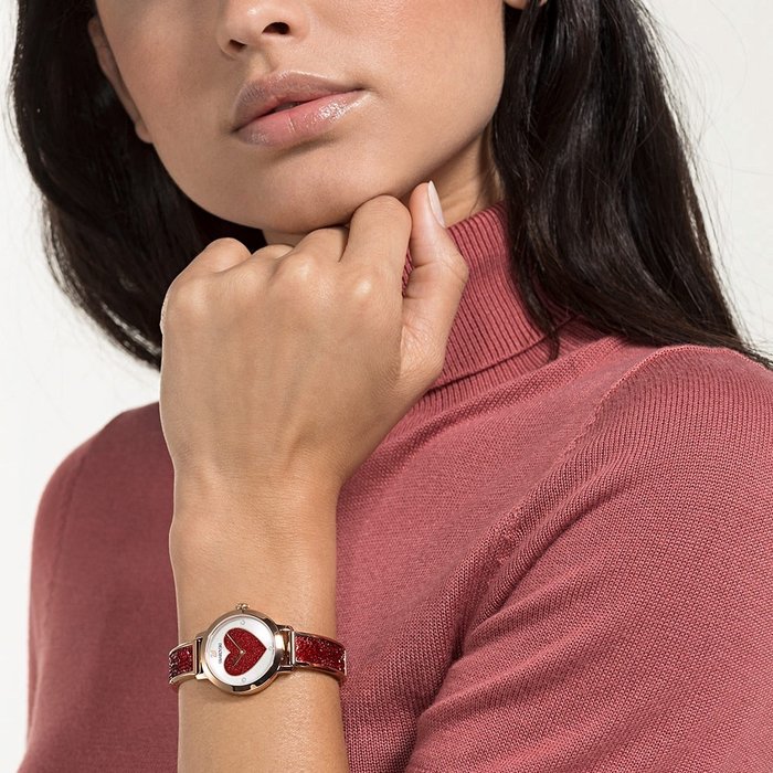 Swarovski Watch Cosmic Rock Red Heart