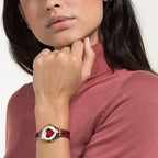 Swarovski Watch Cosmic Rock Red Heart