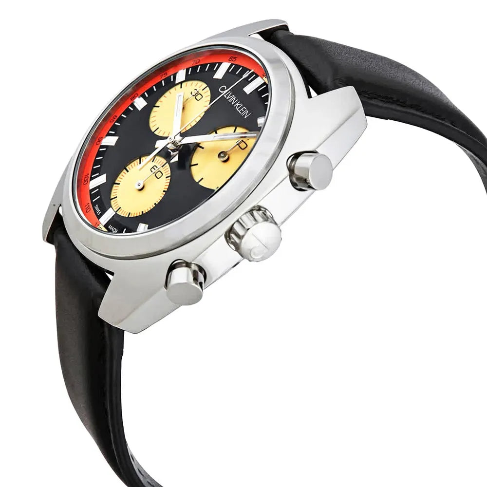 Calvin Klein Men's Watch Achieve Chronograph Black