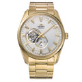 Orient Contemporary Open Heart Men's White Gold Watch
