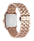 Philipp Plein Ladies Watch Offshore Square Lilac Rose Gold