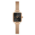 Daniel Wellington Quadra Mini Melrose ONYX Rose Gold Ladies Watch