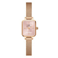 Daniel Wellington Quadro Mini Melrose Rose Gold Blush  Ladies Watch