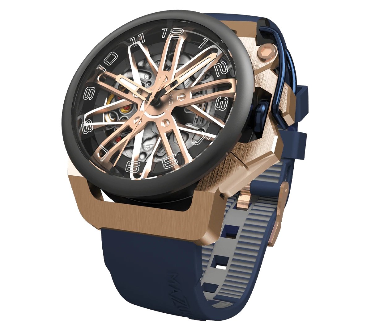 Mazzucato RIM GT Men's Chronograph Watch Blue GT5-RG - WatchPilot