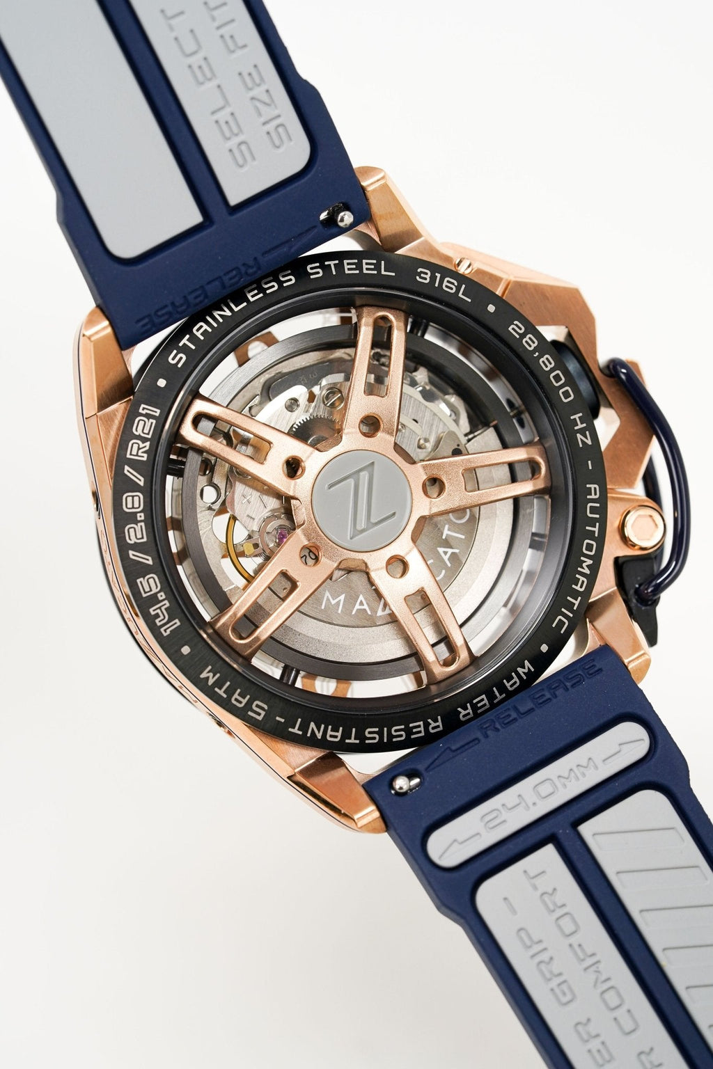 Mazzucato RIM GT Men's Chronograph Watch Blue GT5-RG - WatchPilot