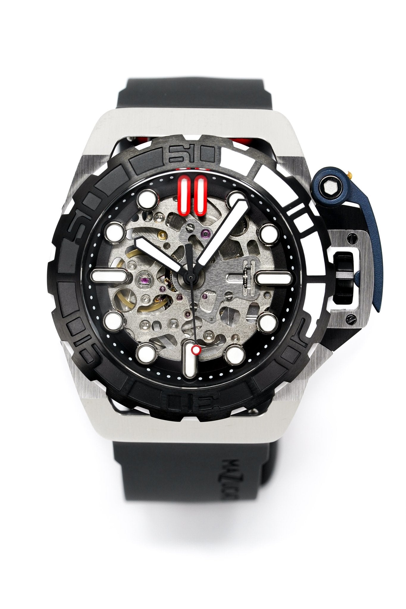 Mazzucato RIM SUB Men's Automatic Watch Black SK1-BL - WatchPilot
