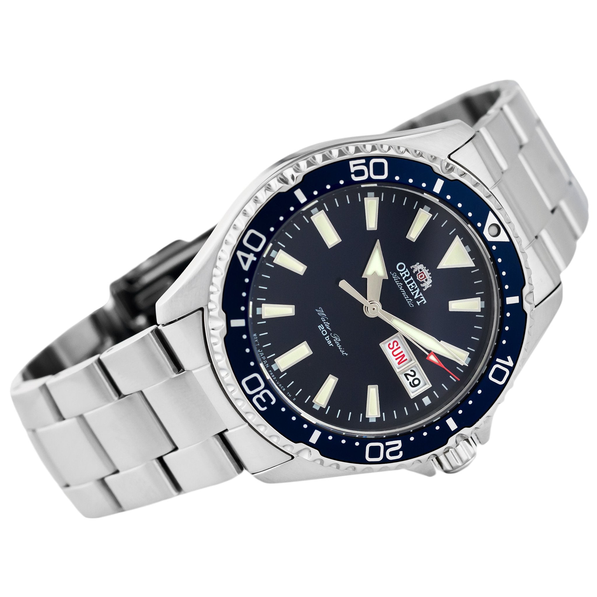 Mechanical Watch - Orient Kamasu Mako III Men's Silver Watch RA-AA0002L19B