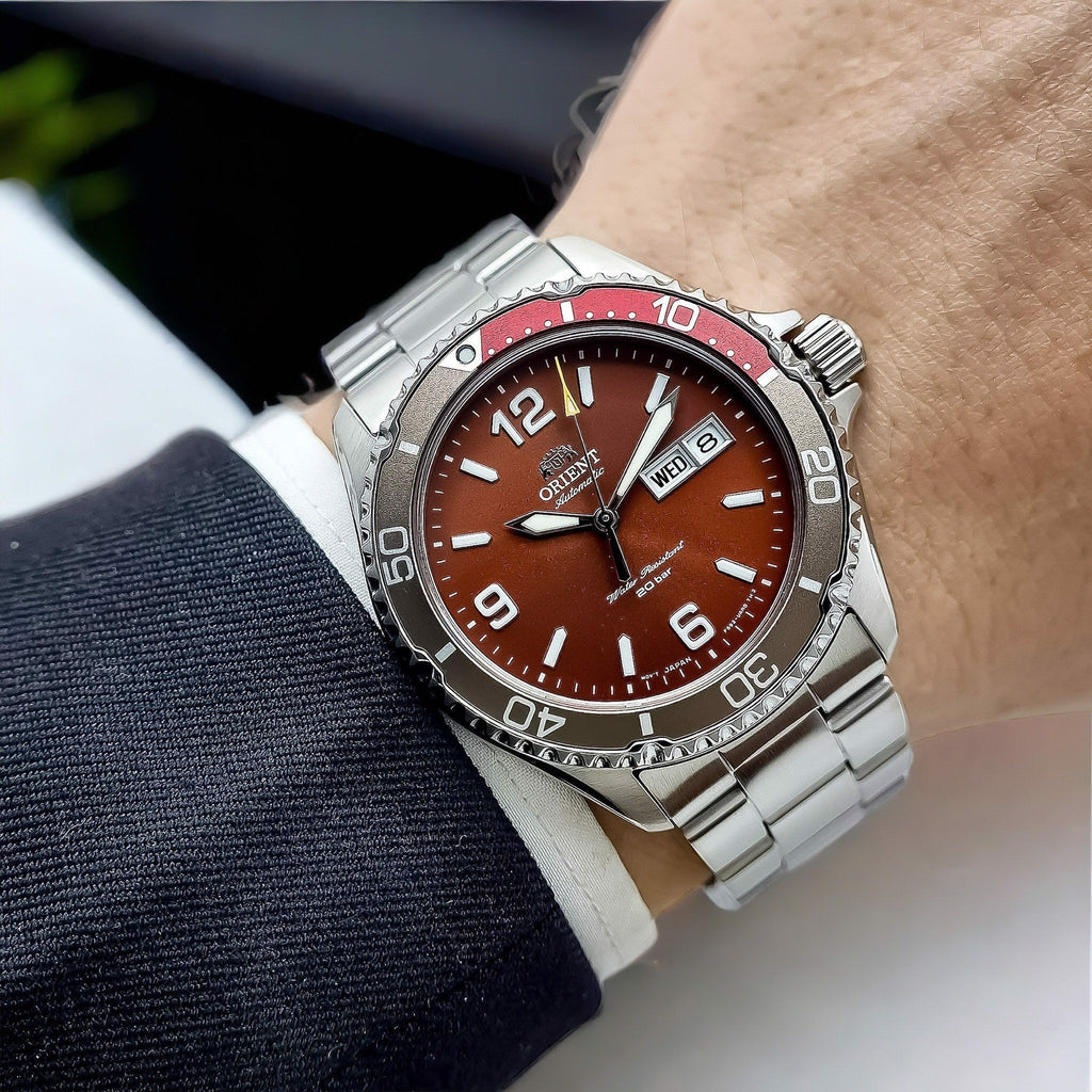 Mechanical Watch - Orient Kamasu Mako III Men's Silver Watch RA-AA0820R19B