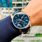 Mechanical Watch - Orient Sun And Moon Men's Blue Watch RA-AK0011D10B