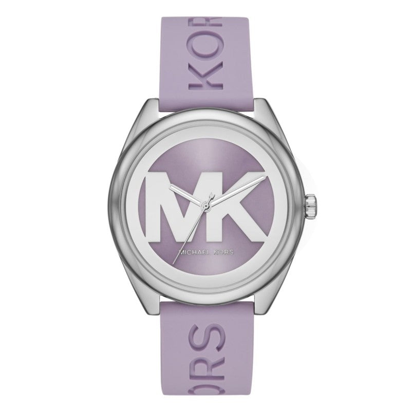 Michael Kors Ladies Watch Janelle 42mm Silver Purple