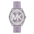 Michael Kors Ladies Watch Janelle 42mm Silver Purple