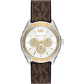 Michael Kors Ladies Watch Jessa 40mm White Brown