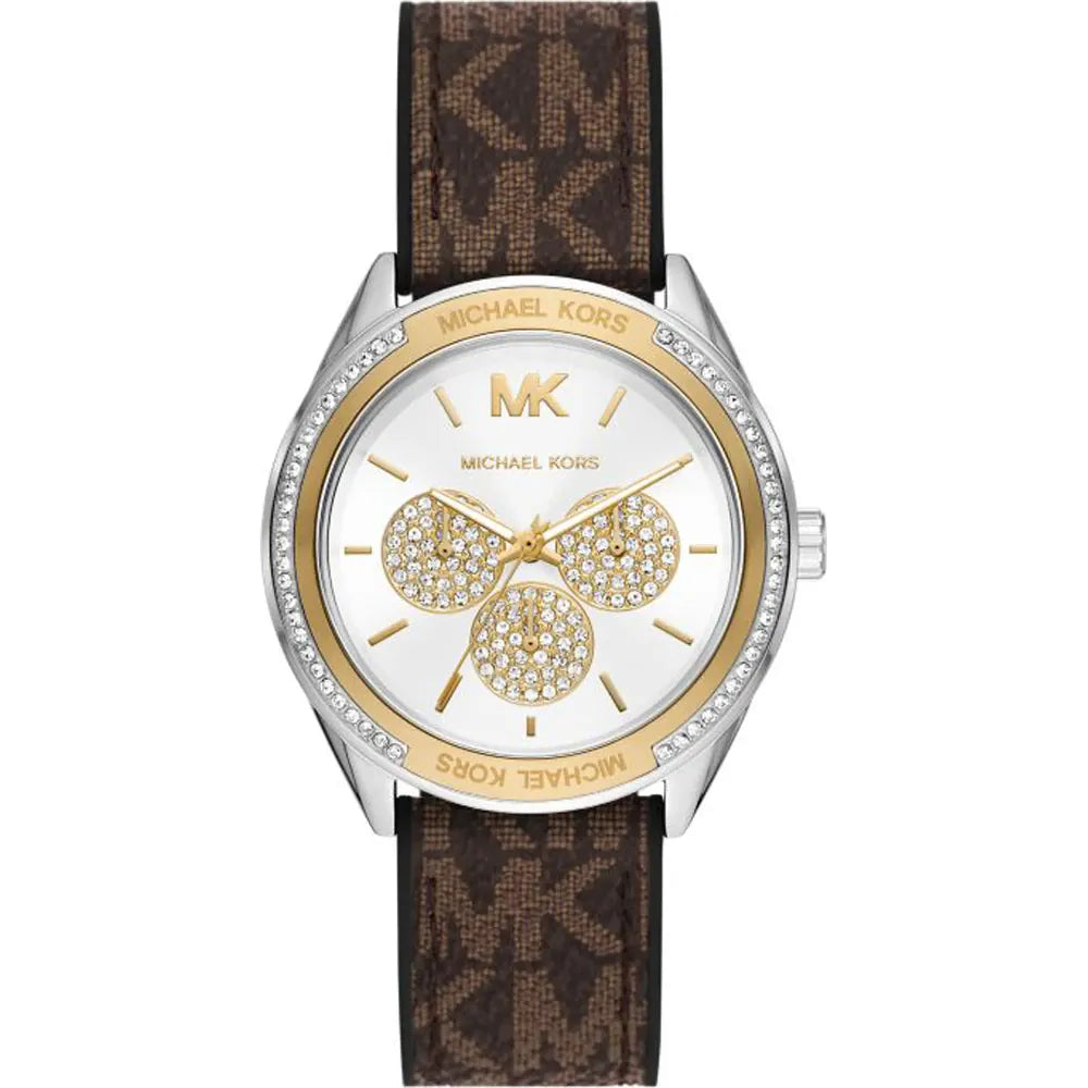 Michael Kors Ladies Watch Jessa 40mm White Brown