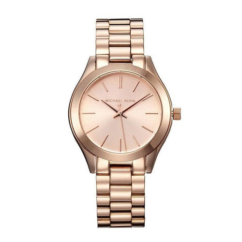 Michael Kors Mini Slim Runway 42mm Rose Gold Unisex Watch