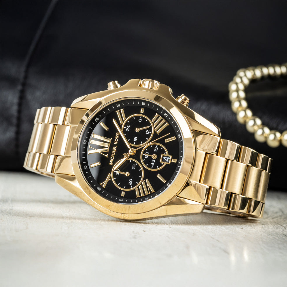 Michael Kors Bradshaw Unisex Gold Watch