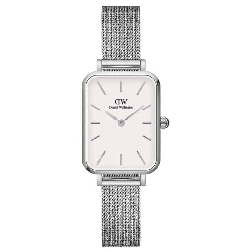 Daniel Wellington Ladies White Quadro Watch