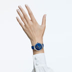 Swarovski Passage Moon Phase Ladies Blue Watch