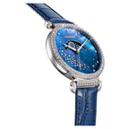 Swarovski Passage Moon Phase Ladies Blue Watch