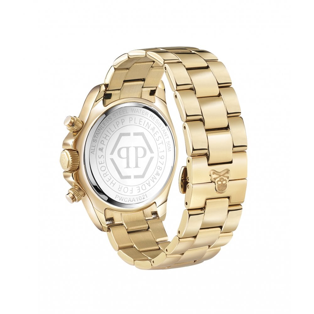 Philipp Plein Mens Watch Nobile Wonder Chronograph Gold