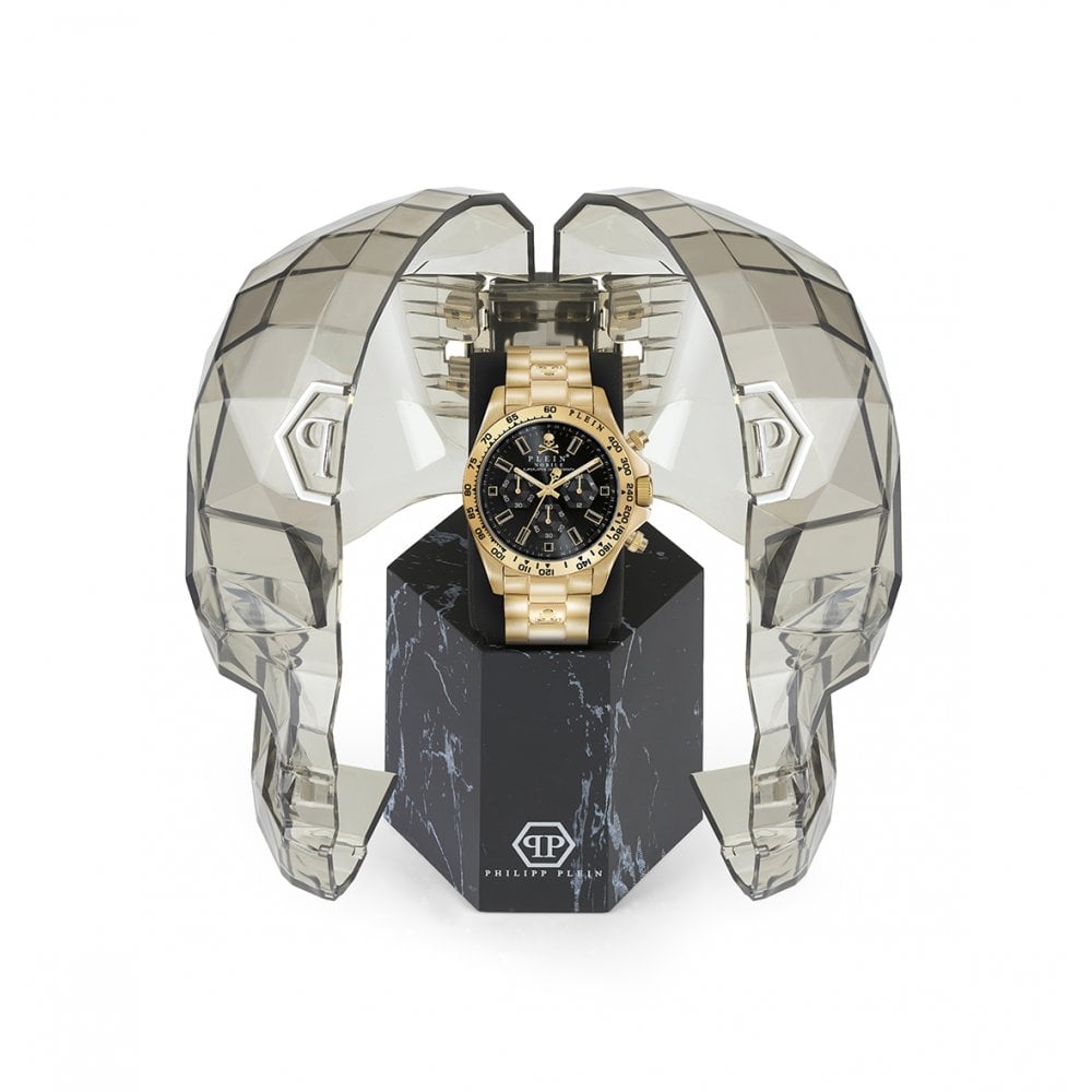 Philipp Plein Mens Watch Nobile Wonder Chronograph Gold