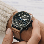 Pilot Watch - AVI-8 Carey Dual Time Orissa Watch AV-4088-04