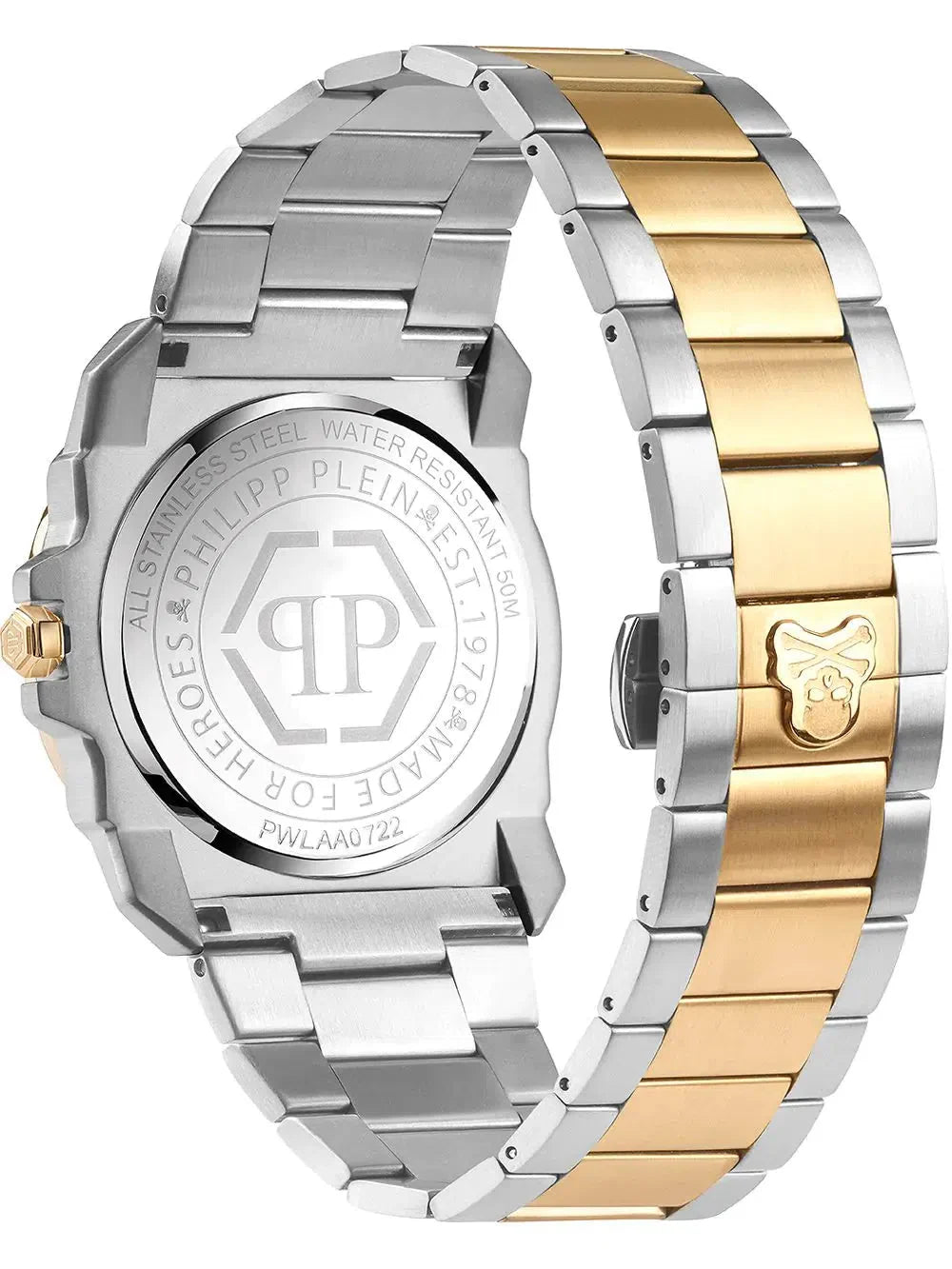 Philipp Plein Watch The Skull King Silver Gold
