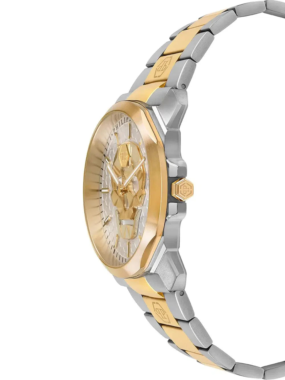 Philipp Plein Watch The Skull King Silver Gold